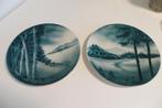 2 antieke wandborden van Petrus Regout Maastricht,, Antiek en Kunst, Ophalen of Verzenden