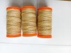 3 klosjes Hema beige/zandkleur doorstikgaren, Hobby en Vrije tijd, Naaien en Fournituren, Ophalen of Verzenden, Nieuw, Garen of Naald(en)
