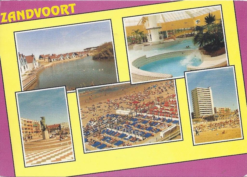 Zandvoort Gran Dorado Bungalowpark Gelopen Ansichtkaart (925, Ophalen of Verzenden, 1980 tot heden, Gelopen, Noord-Holland