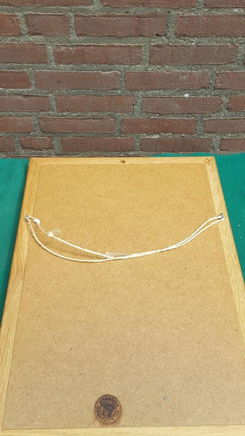 Tegeltableau met zes tegels de tekenles, Ophalen of Verzenden