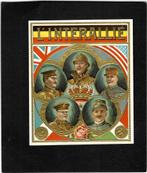 L'Interallie  etiket, Ophalen of Verzenden, Gebruikt, Sigarenbandjes