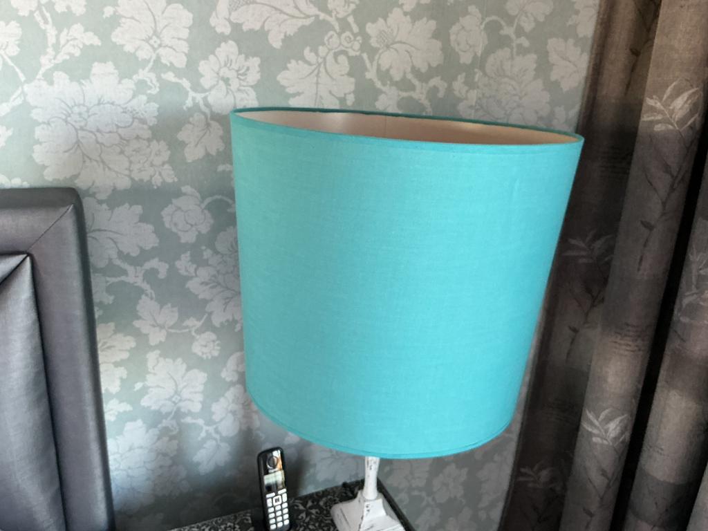 2 zgan lampenkappen, Ophalen of Verzenden, Zo goed als nieuw, Rond, Minder dan 25 cm