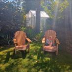 Hele mooie eiken Adirondack/Canadian/Bearchair/Deckchairs!!, Ophalen of Verzenden, Nieuw, Hout