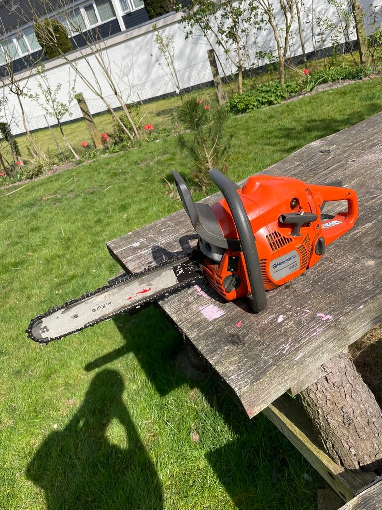 Kettingzaag Husqvarna 445 x-torq, Tuin en Terras, Hand-tuingereedschap, Ophalen of Verzenden, Zo goed als nieuw