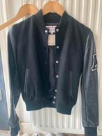 American College USA, Varsity jacket origineel mt S, Ophalen of Verzenden, Gedragen, Maat 36 (S), Zwart