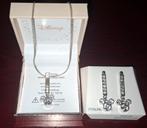 Mickey Mouse Sieraden Set Disneyland, Ophalen of Verzenden, Zo goed als nieuw, Zilver, Ketting