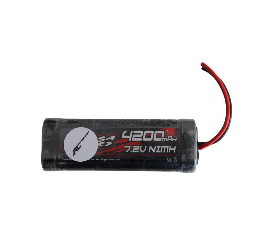 Himoto 4200mah 7,2v nimh accu, Ophalen of Verzenden, Gebruikt, Overige schalen, Onderdeel