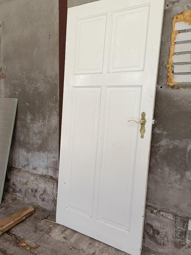 Vintage oude paneeldeur stomp, Ophalen of Verzenden, Gebruikt, Binnendeur, Minder dan 200 cm