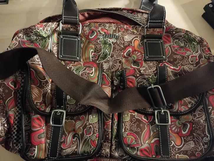 Oilily tas met Bloemenprint - Zo goed als nieuw, Sieraden, Tassen en Uiterlijk, Tassen | Damestassen, Ophalen of Verzenden