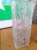 Mid Century Ice Glass wandlamp, Ophalen of Verzenden, Gebruikt, Glas, Mid Century