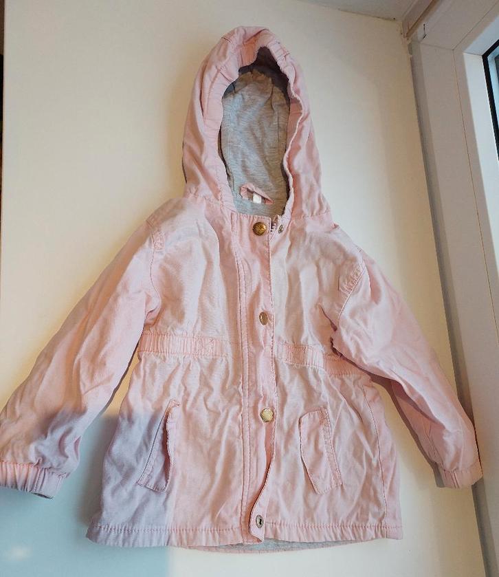 Zomerjas meisje, maat 86, kleur roze, Kinderen en Baby's, Babykleding | Maat 86, Zo goed als nieuw, Meisje, Jasje, Ophalen of Verzenden