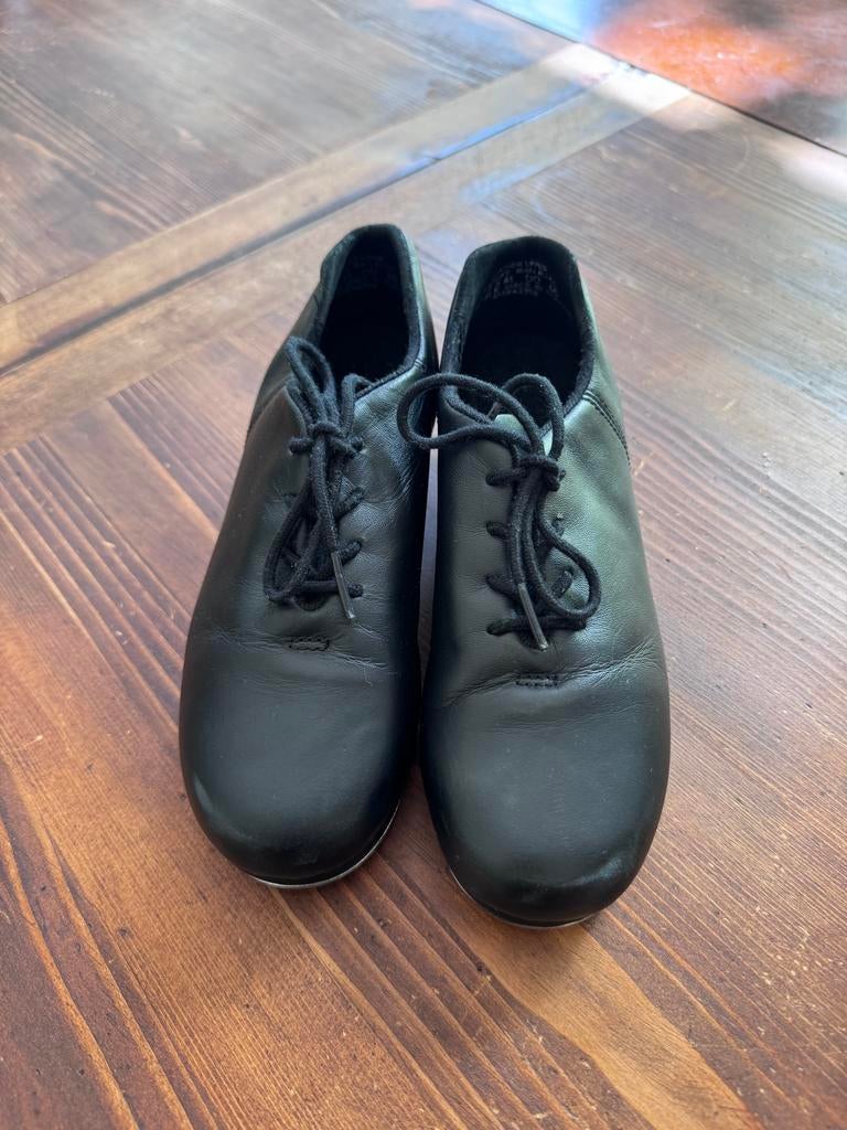 Capezio TeleTone Tap Schoenen Leer Maat 34.5 Goede Staat, Sport en Fitness, Dansen, Ophalen of Verzenden, Gebruikt, Schoenen