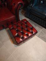 Chesterfield Clubfauteuil + Voetenbankje, Ophalen of Verzenden, Zo goed als nieuw, Info@treasurecollection.nl, Treasure