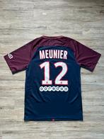 Paris Saint Germain Thuisshirt 2017/2018 Meunier #12, Ophalen of Verzenden, Zo goed als nieuw, Maat 46 (S) of kleiner, Blauw