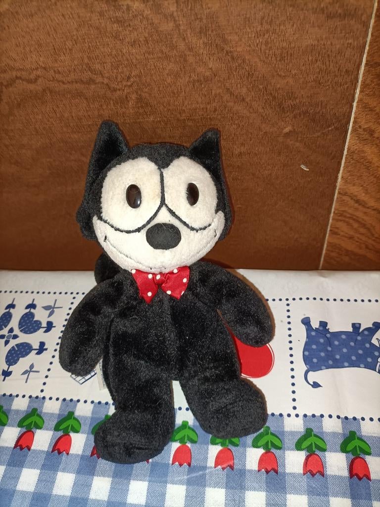 Oude Felix de kat knuffel Felix the Cat uit 1996, Ophalen of Verzenden, Zo goed als nieuw, Overige typen