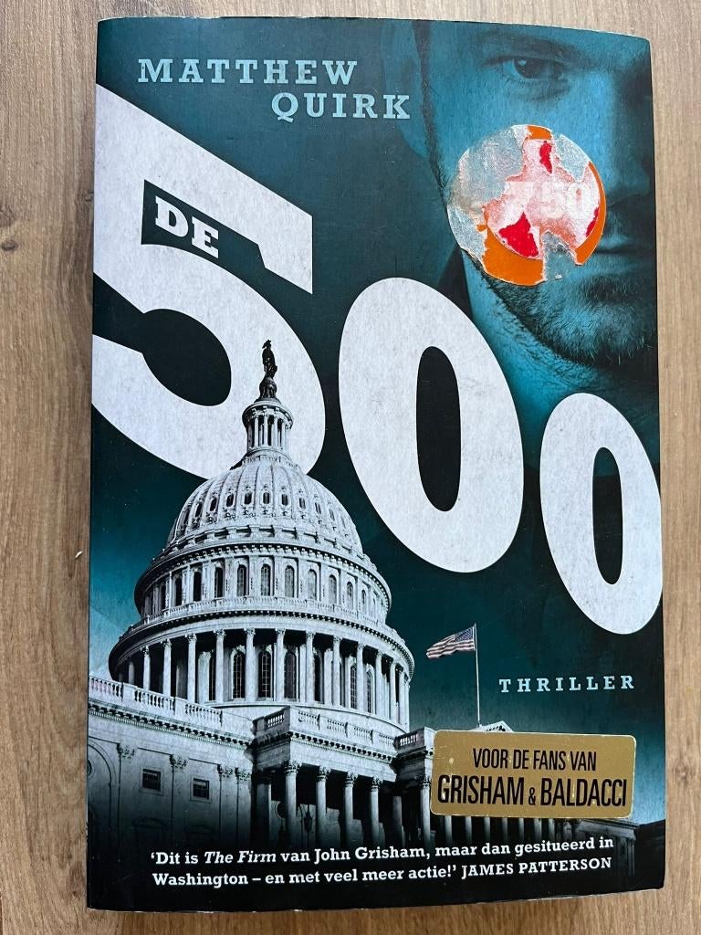 De 500 – Matthew Quirk, Ophalen of Verzenden, Gelezen