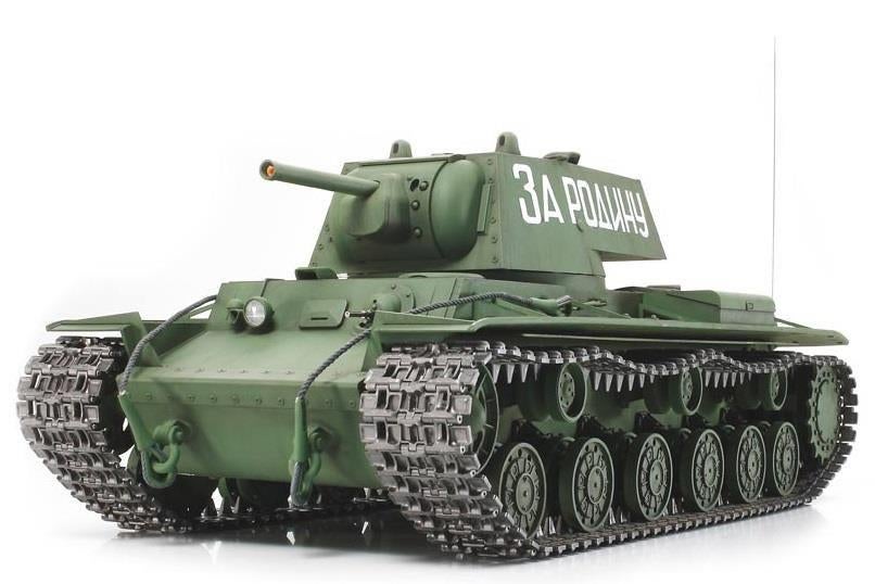 RC tank Tamiya 56028 bouwpakket Russian Heavy Tank KV-1 Full, Hobby en Vrije tijd, Modelbouw | Radiografisch | Overige, Ophalen of Verzenden