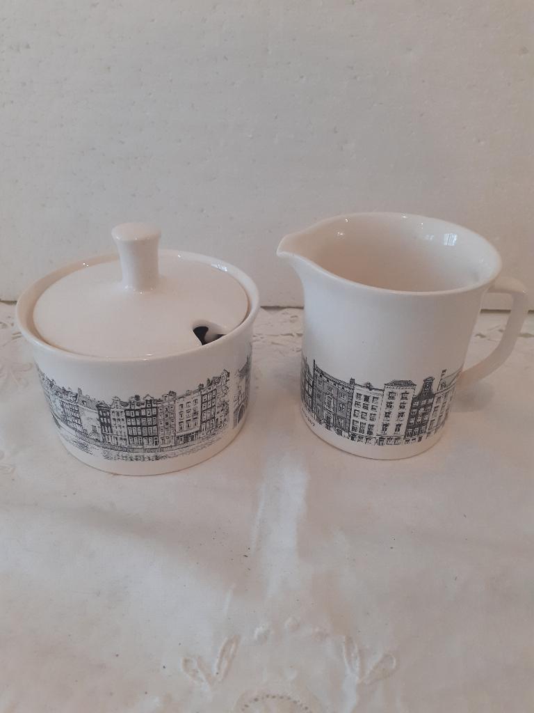 Amsterdams Grachtenservies - Villeroy & Boch - roomstelletje, Ophalen of Verzenden