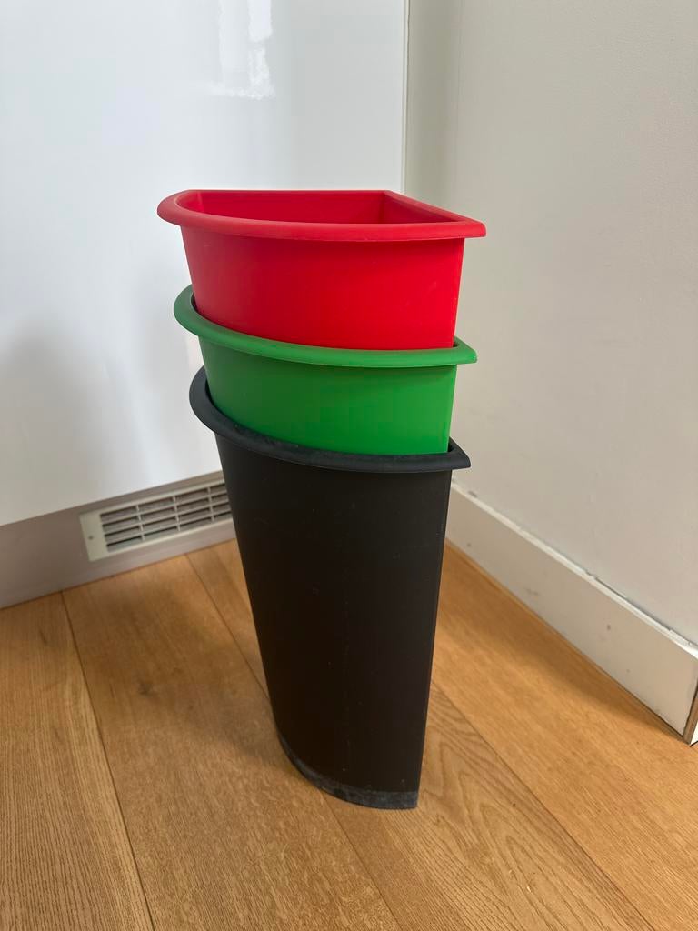 Organiser afvalemmer, Ophalen, Kunststof, Gebruikt, 20 tot 30 liter