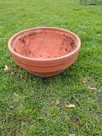 Grote roodstenen bloempot/schaal, Ophalen, Rond, Steen, Minder dan 30 cm