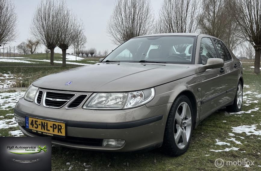 Saab 9-5 2.3 Turbo Arc LPG G3 Rotterdam, Auto's, Saab, 4 cilinders, 2290 cc, Bedrijf, Grijs