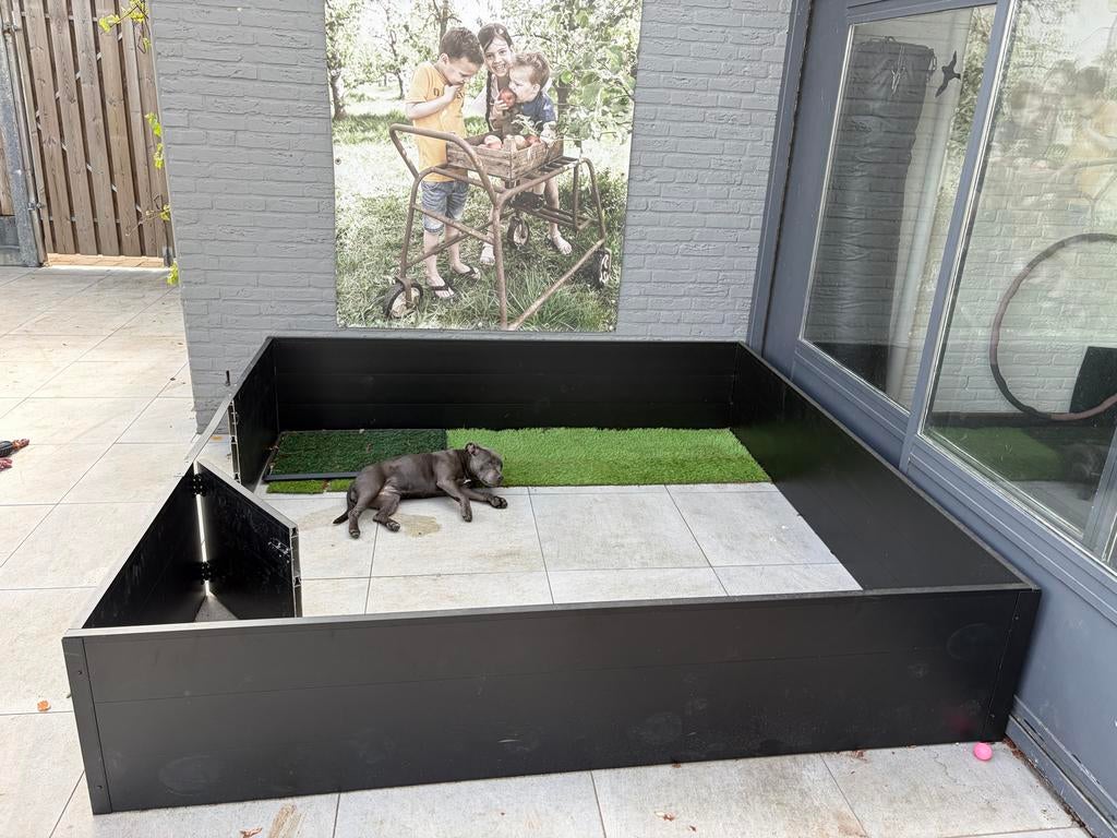 Honden hok van aluminium, Ophalen, Zo goed als nieuw