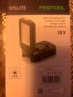 Festool SYSLITE KAL C Accu LED Werklamp, Ophalen, Nieuw, Minder dan 50 watt, Lamp