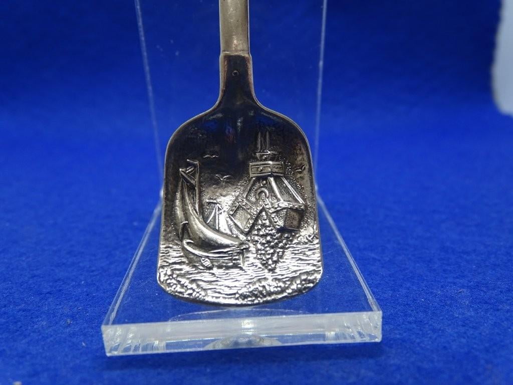 Lepeltje: Zuiderzee werken, Antiek en Kunst, Antiek | Bestek, Verzenden