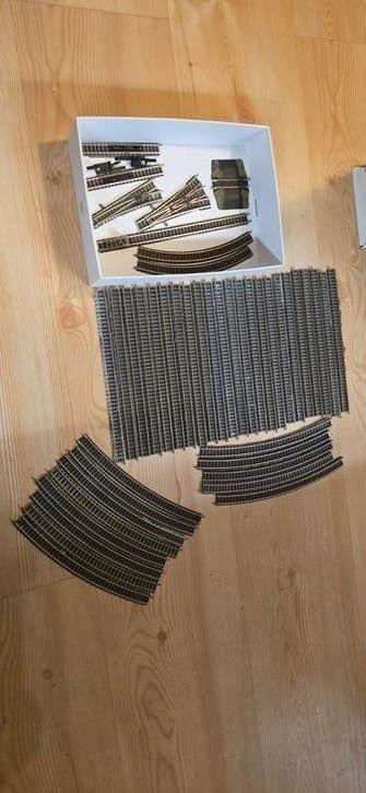 Fleischmann knutsel rails met toebehoren,n spoor!, Hobby en Vrije tijd, Modeltreinen | N-Spoor, Gebruikt, Gelijkstroom, Fleischmann