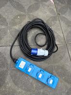 ProPlus 20 meter lange 3-voudige 2x USB CEE stekkerdoos, Caravans en Kamperen, Ophalen, Zo goed als nieuw
