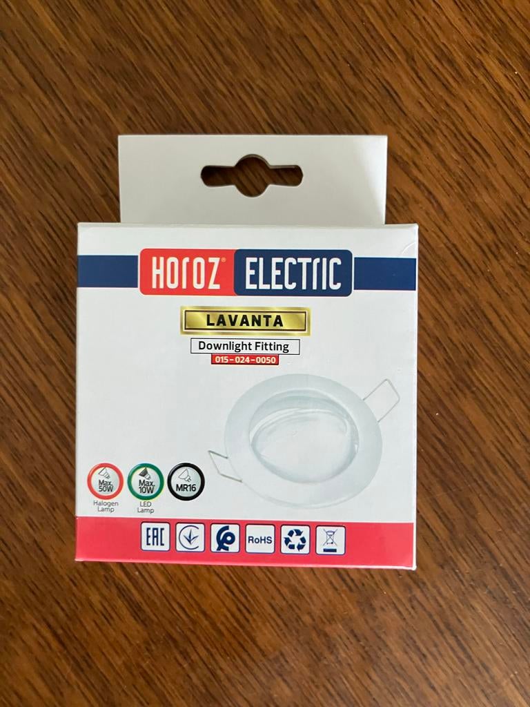 Horoz Electric Lavanta Downlight Fitting Wit partij, Minder dan 30 watt, Overige typen, Onbekend, Nieuw