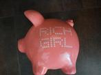 Groot roze varkens spaarpot, Ophalen of Verzenden, Zo goed als nieuw, Steen, Aardewerk of Keramiek, Dier