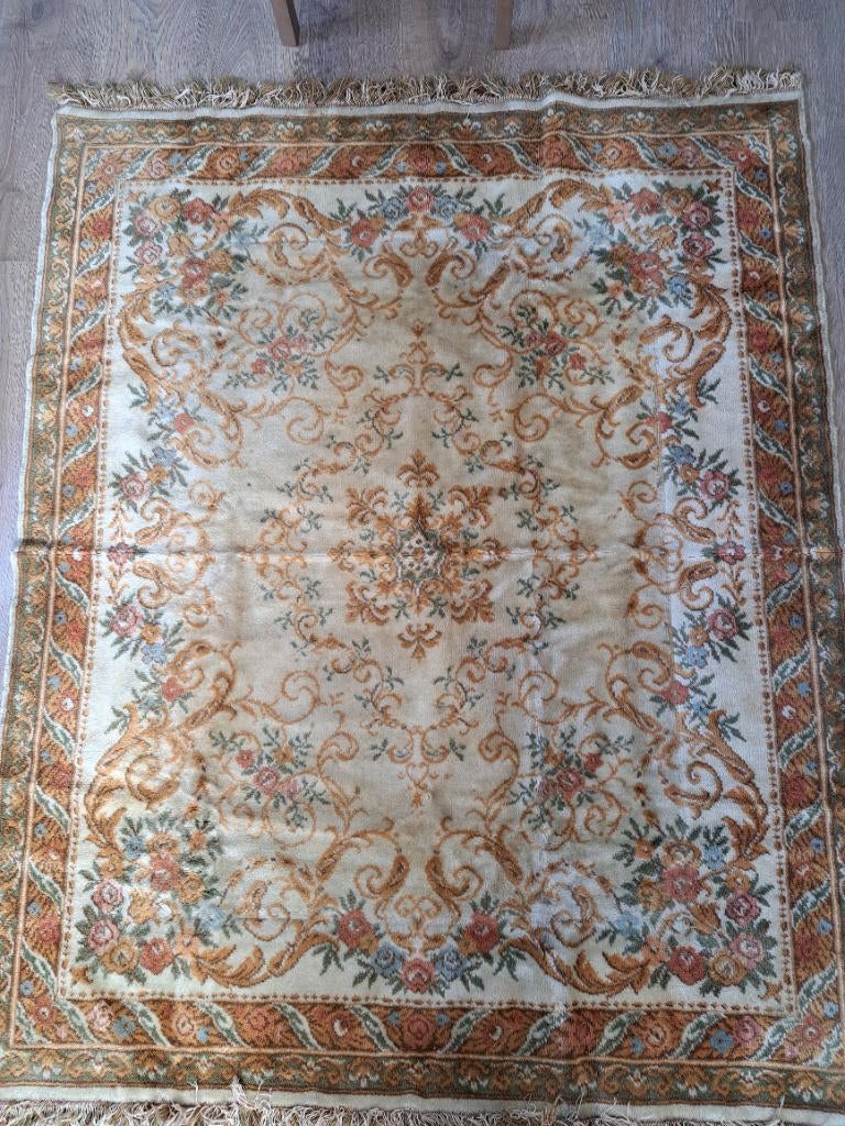 Oosters tafelkleed / tapijt, Ophalen, Crème, Gebruikt, 100 tot 150 cm