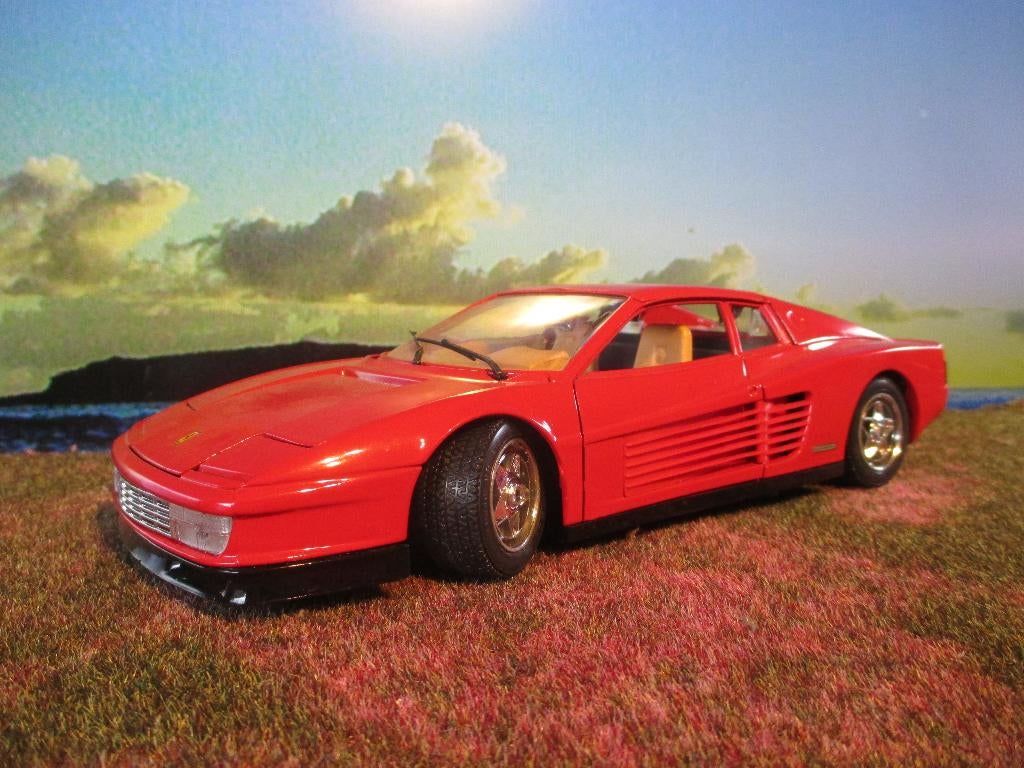 1/18 Ferrari Testa Rossa - Bburago 1e editie Michelin banden, Hobby en Vrije tijd, Modelauto's | 1:18, Ophalen of Verzenden, Nieuw