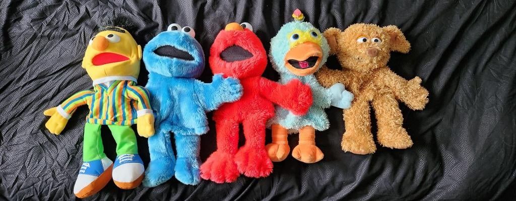 Sesamstraat handpoppen, Ophalen, Zo goed als nieuw, Overige typen