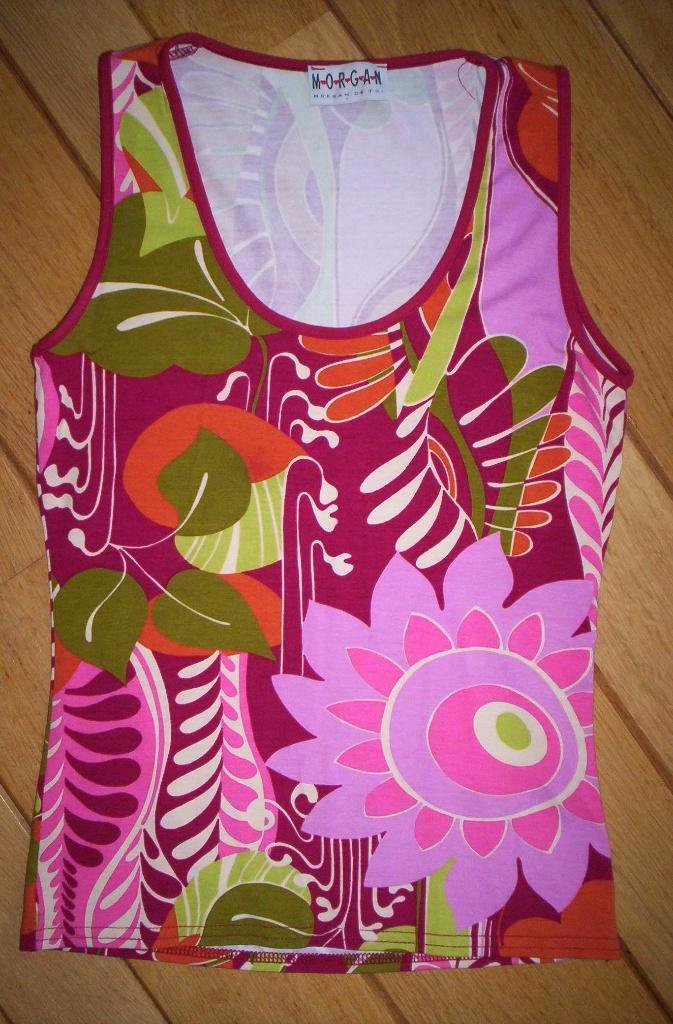 MORGAN top rood met bloemen maat S - nieuw -, Kleding | Dames, Tops, Nieuw, Maat 38/40 (M), Rood, Zonder mouw, Ophalen of Verzenden