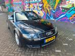 Audi A4 Cabriolet 3.0 V6 Exclusive mooie auto vol optie's bo, Gebruikt, Zwart, 1595 kg, Cabriolet