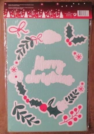 1 EURO OF GRATIS 2 vellen raamstickers voor kerst NIEUW, Diversen, Kerst, Ophalen, Nieuw
