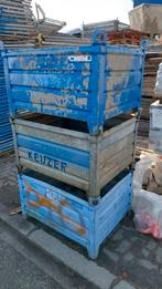 9 gebruikte stapelbakken 80x100cm, Ophalen, Gebruikt, 100 cm of meer, 60 cm of meer