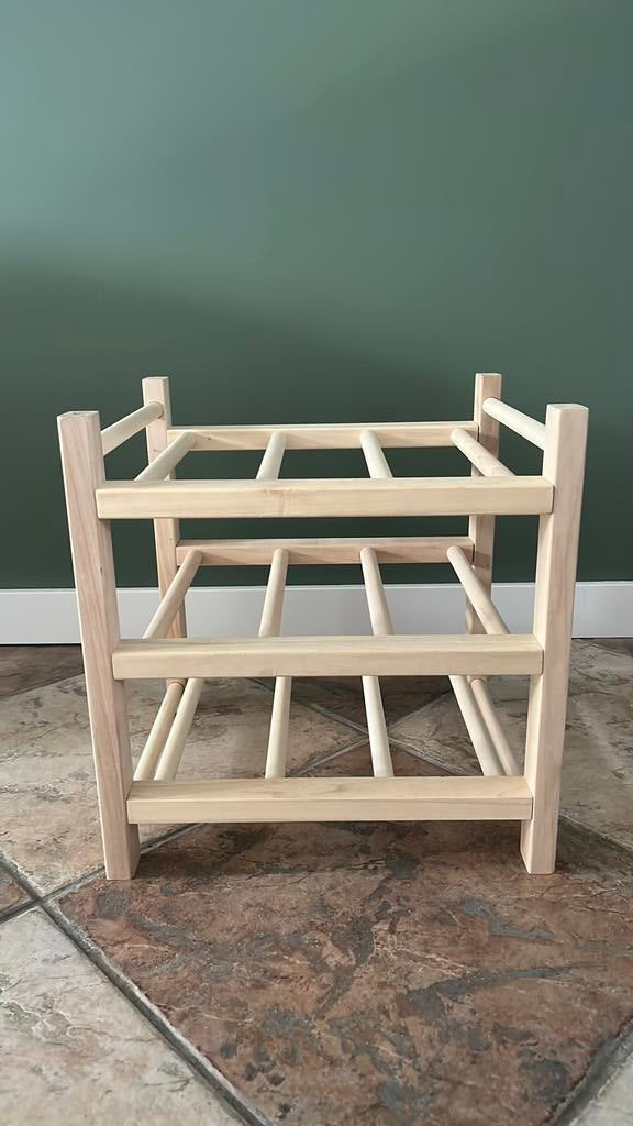 Ikea wijnrek HUTTEN, 5 tot 15 flessen, Ophalen of Verzenden, Zo goed als nieuw, Minder dan 50 cm