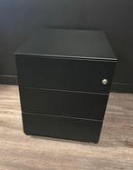 Zwarte ladeblok met 3 laden, 3 of 4 laden, Ophalen, Gebruikt, Metaal