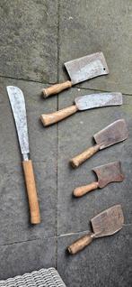 Partij hakmessen hiep, hiepke en slagersmes, Ophalen of Verzenden, Nieuw, Rvs of Chroom