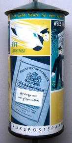 Spaarbusje Rijkspostspaarbank, in prima staat, onbeschadigd., Verzamelen, Blikken, Ophalen of Verzenden, Zo goed als nieuw, Overige