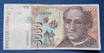 Spanje 5000 pesetas 1992 P165, Verzenden, Overige landen, Los biljet