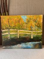 Olieverf schilderij op Talens academy board, Antiek en Kunst, Ophalen of Verzenden