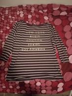 Gestreepte longsleeve met verschillende steden, Jean Pascale, Ophalen of Verzenden, Zo goed als nieuw