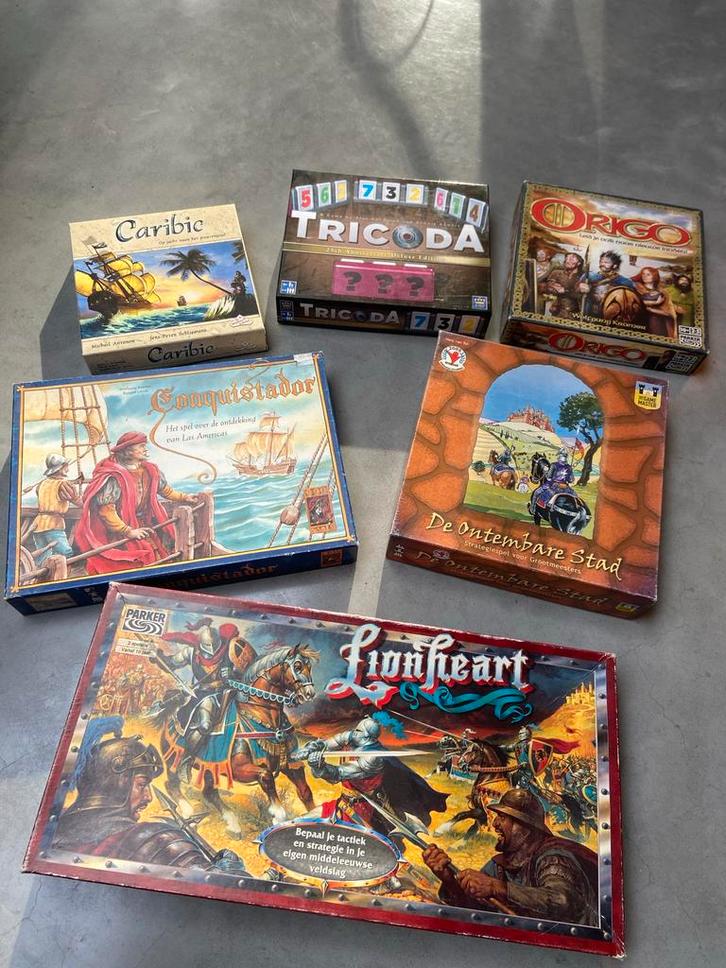 Leuke Bordspellen Collectie - 6 Stuks!, Hobby en Vrije tijd, Gezelschapsspellen | Bordspellen, Gebruikt, Een of twee spelers, Drie of vier spelers