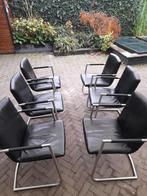 eetkamerstoelen, Huis en Inrichting, Stoelen, Ophalen, Gebruikt, Zwart, Metaal