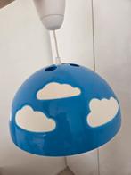 IKEA Kinderkamer Hanglamp – Blauw met Wolken, Ophalen, Zo goed als nieuw, Minder dan 50 cm