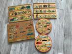 Retro houten puzzels 5 stuks, Verzamelen, Retro, Overige typen, Verzenden